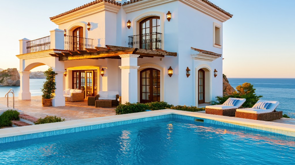 The villa